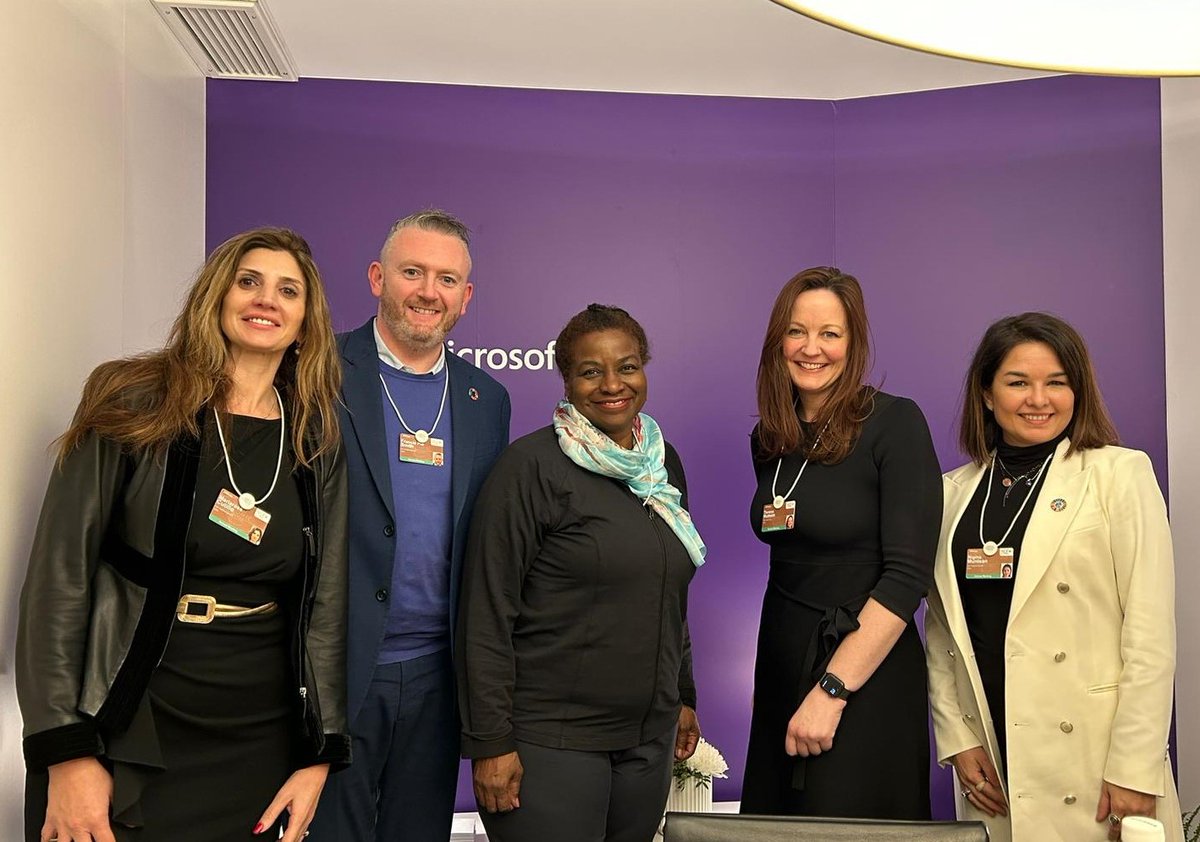 unfpachief's tweet photo. Wonderful to connect with @Microsoft Corporate VP Teresa Hutson. We discussed gender equality, data, and equity and inclusion in product design.

#WEF23 https://t.co/sq2bmFlURw