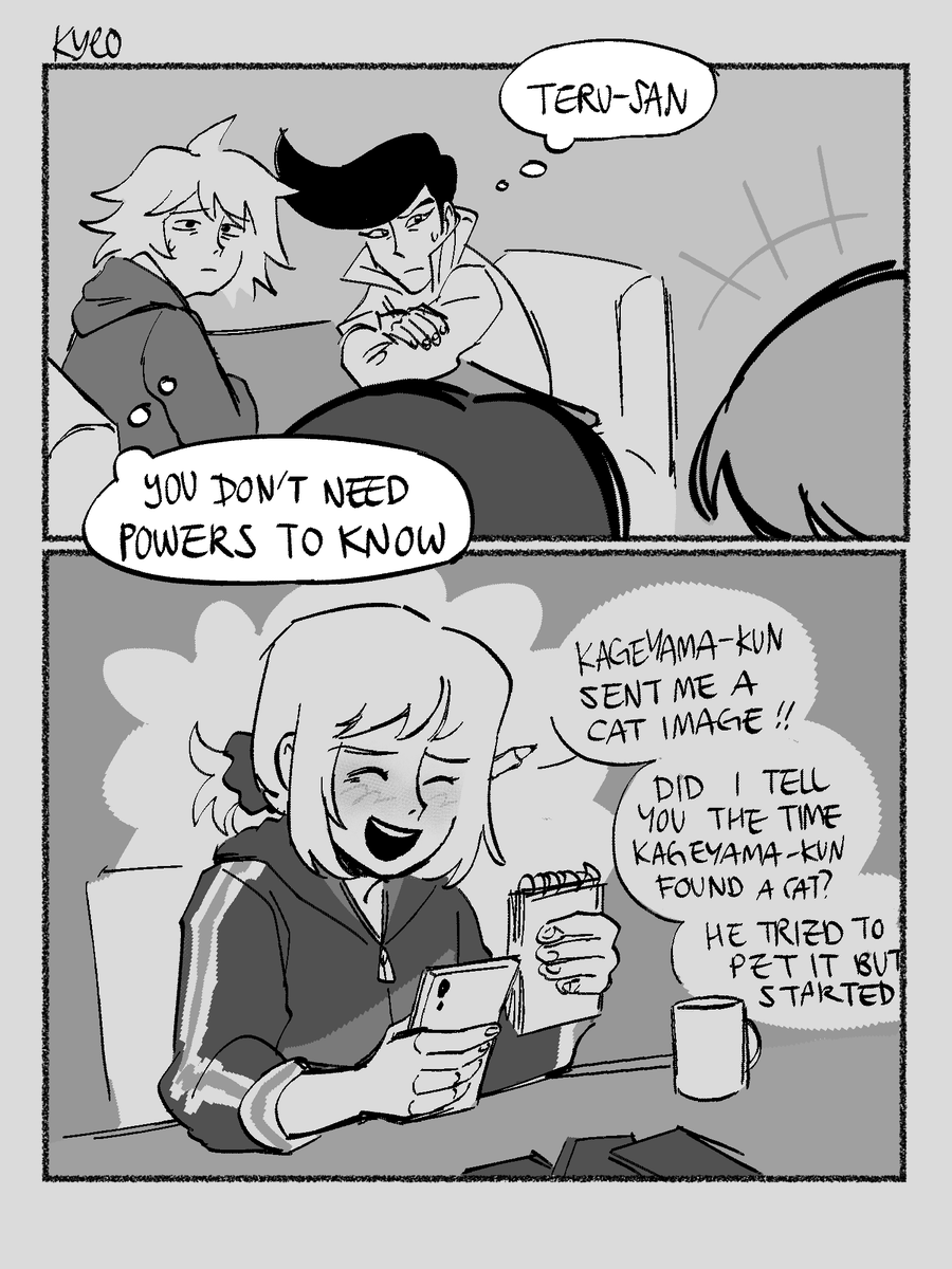 #mp100 #terumob 
my brain keeps fighting between obvious teru and good at hiding teru but obvious teru is more fun