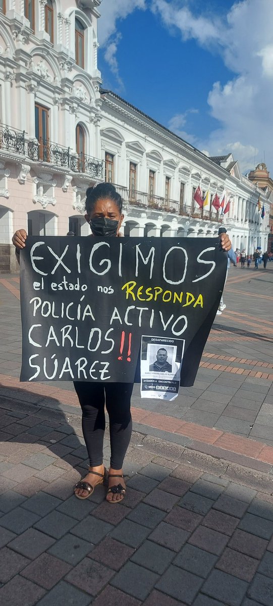 Gemizamb's tweet photo. @CapiZapataEC @LassoGuillermo
@teleamazonasec @ecuavisa @CanalRTU @fausto_ss Estamos en Quito a la espera de ayuda con el caso de #CarlosSúarez
No podemos estar más tiempo sin respuestas. https://t.co/w0MqgbMM3v