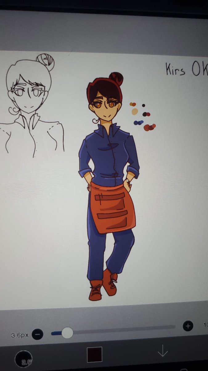 IsntItHeal's tweet photo. Some drawings of Kirs when I was figuring out her design :3 #webtoon #WebtoonCanvas #TurnOfEvents https://t.co/GUisfBPTL9