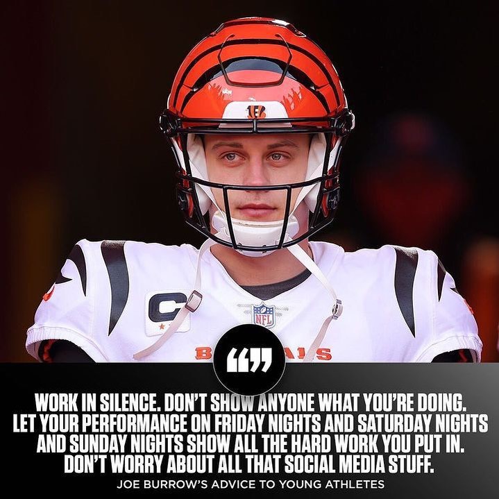 Too many kids are worry about the "HYPE" on social media. 

Great advice!