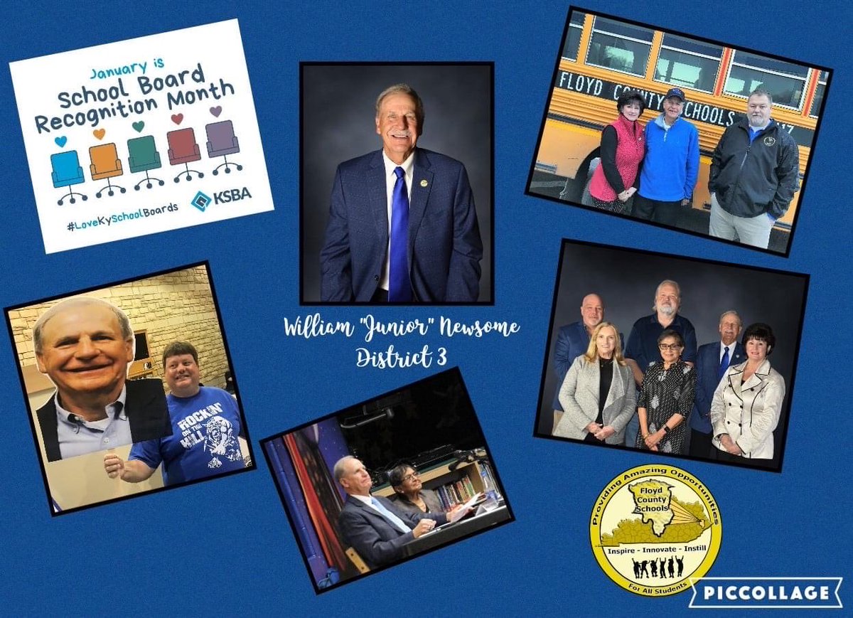 AnnaWShepherd's tweet image. ⁦Join me in honoring our ⁦@SchoolsFloyd⁩ Board of Education Members this recognition month and everyday throughout the year for their service to our students, employees, families and community. ⁦@ksbanews⁩ #KySchoolBoardRecognition #TeamworkMakesDreamsWork