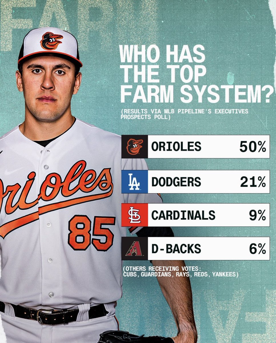 How bout cha #Birdland What say you? <a href="/Orioles/">Baltimore Orioles</a> #1 farm system in <a href="/mlb/">MLB</a> #Orioles #WeComin