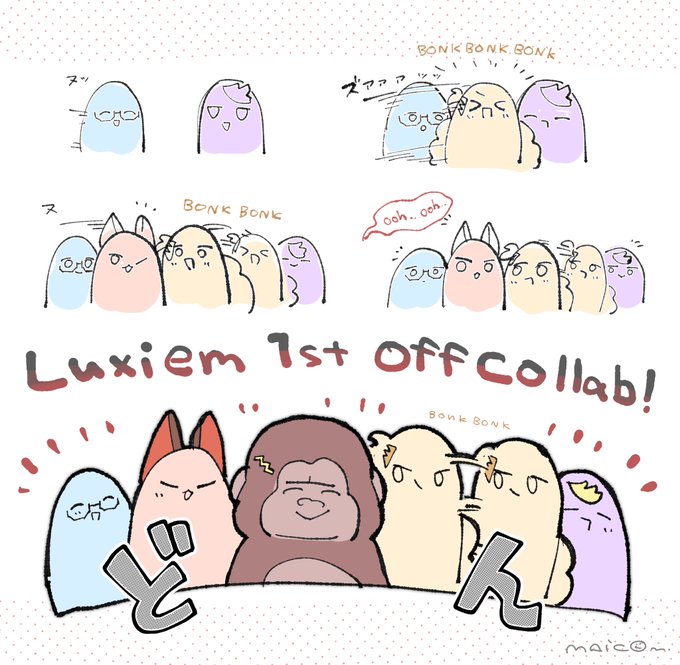 Thank you streaaaaam 今日を個人的な祝日にします!❤️🧡💙💜💛😭

#Ikenography #Akurylic #drawluca #MystArt #YaminoArt 