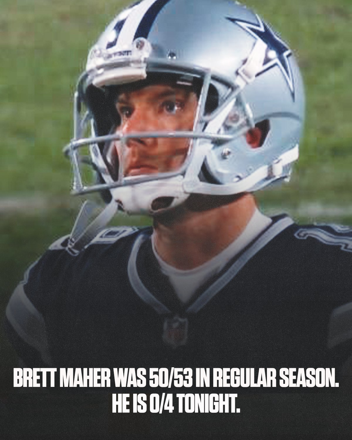 NFL Memes - Brett Maher has now missed his last FIVE point