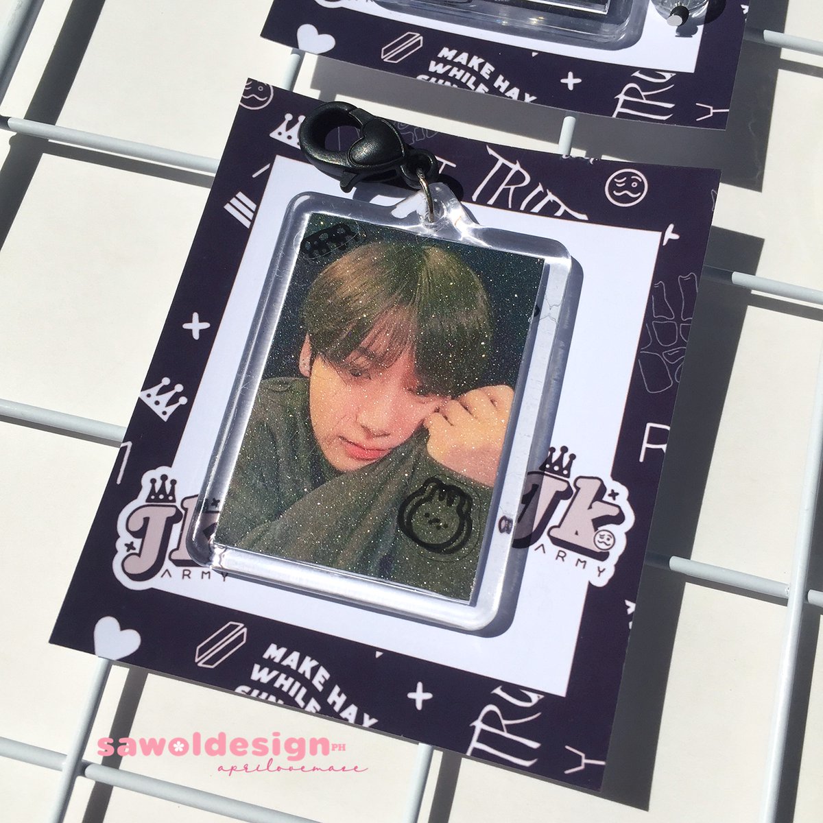 _swldesigns's tweet photo. Wts | Lfb fanmade merch collection pc
BTS Jungkook Keychain Charms Keyring

✧ No Charm price: P19 + pf
✧ W/ Charm price: P29 + pf
✧ can customize (other pic)

✧ w/ freebie
✧ comment "tattoo" or DM me
✧ SCO / ur preferred courier

Or Avail in my shop: https://t.co/y2dHi9IQG9 https://t.co/LcDykR204V