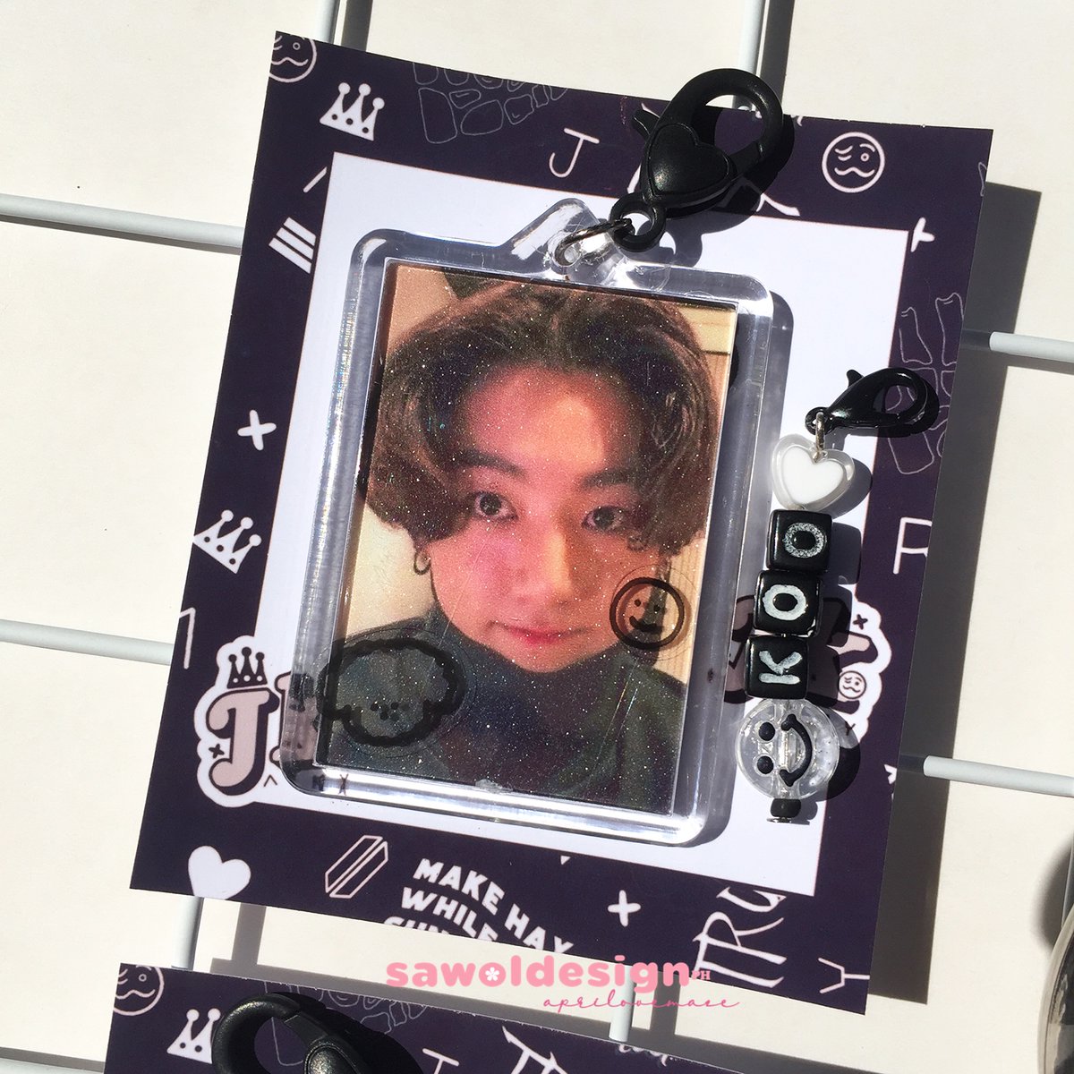 _swldesigns's tweet photo. Wts | Lfb fanmade merch collection pc
BTS Jungkook Keychain Charms Keyring

✧ No Charm price: P19 + pf
✧ W/ Charm price: P29 + pf
✧ can customize (other pic)

✧ w/ freebie
✧ comment "tattoo" or DM me
✧ SCO / ur preferred courier

Or Avail in my shop: https://t.co/y2dHi9IQG9 https://t.co/LcDykR204V