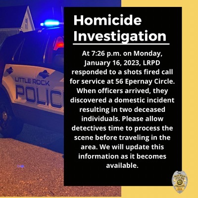 Little Rock Police tweet media