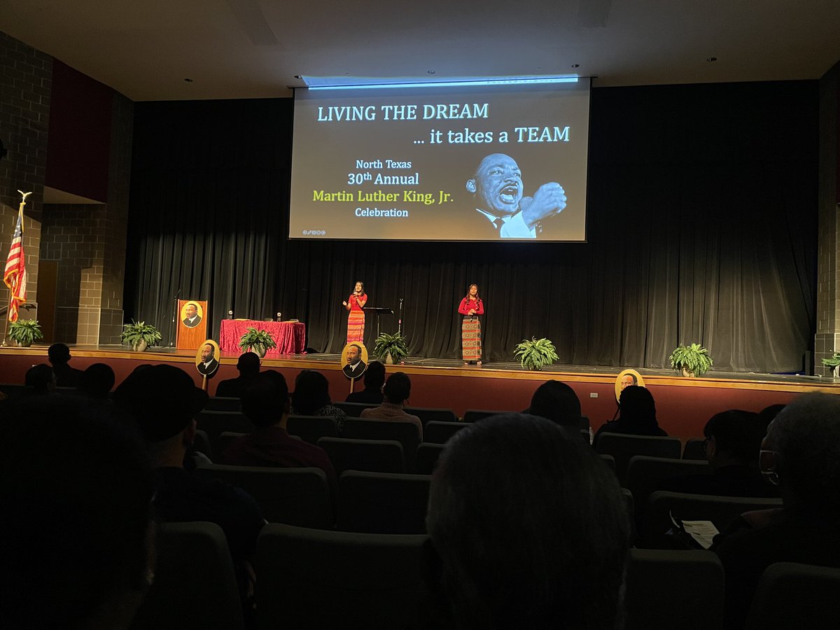 What a wonderful night of honoring our students and Dr. Martin Luther King Jr. Amazing performances by so many; including, @Marcus_HS @LewisvilleHS @Hebron_HS @HV_Vikings