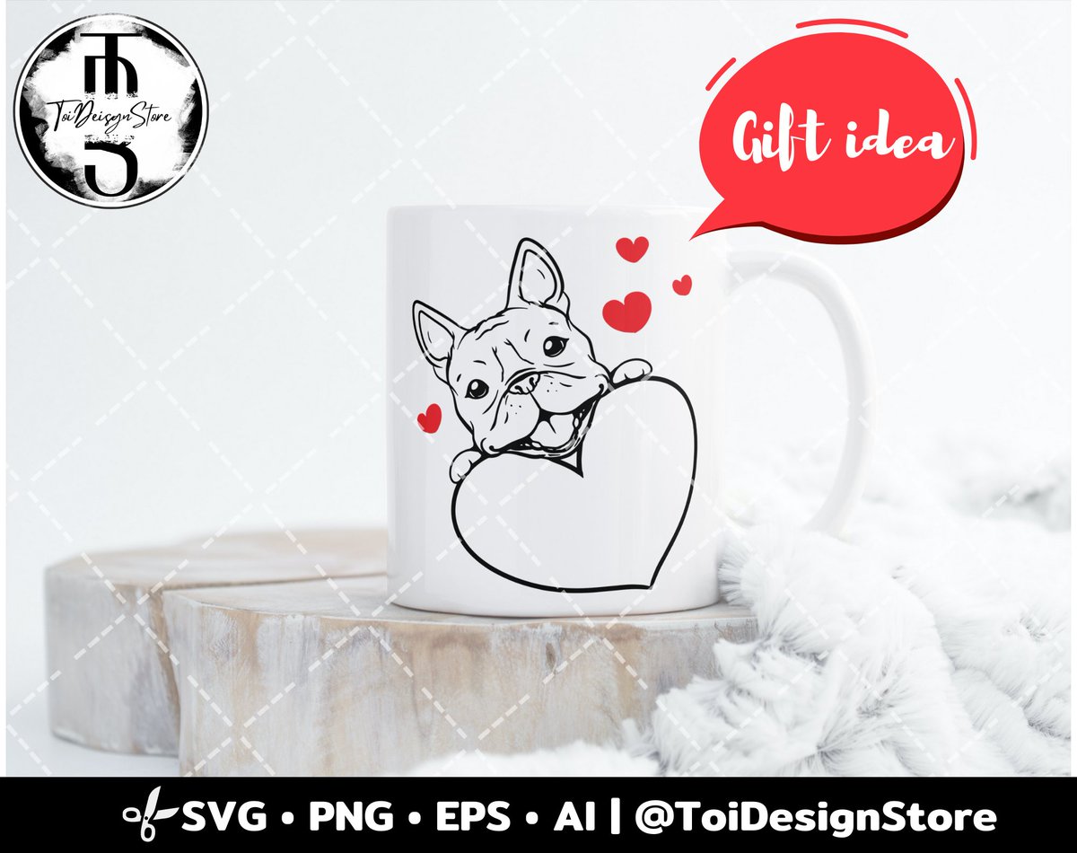ToiDesignStore's tweet photo. Don't miss out on this sweet deal! Our French Bulldog Valentine's Day Heart SVG is the perfect addition to your Valentine's Day crafting. Use code LOVEUP for 20% off at checkout.
https://t.co/HnHazO9CkQ
#ValentinesDay #FrenchBulldog #SVG #digitaldownload #cute #Etsy #dog #heart https://t.co/UW6y5WfoRp