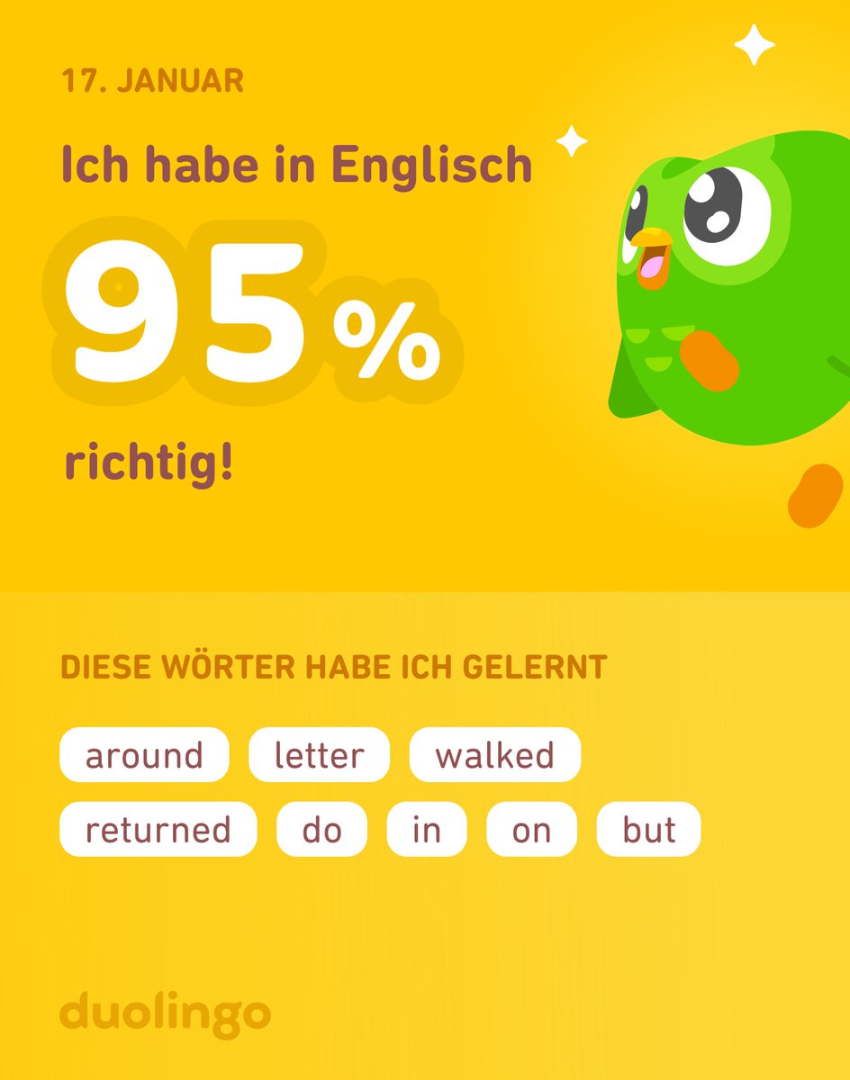 turboseller's tweet photo. Ich lerne Englisch auf Duolingo! Es ist kostenlos, effektiv und macht Spaß. https://t.co/JAkDPoBy3X