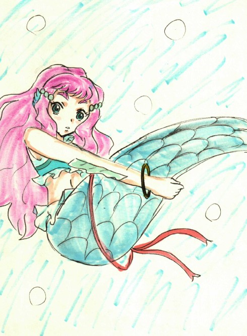 #人魚を見るとストレスが減るらしい
過去絵ローラ。 