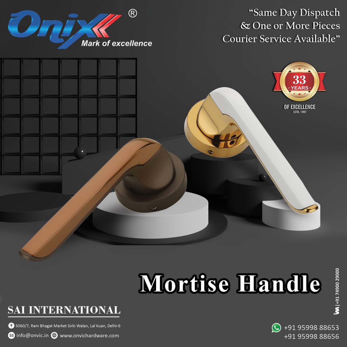 ibais_hardware's tweet photo. SAI INTERNATIONAL (DELHI)
For enquiry via WhatsApp click:
https://t.co/XYfe929bwn
Mr. Ashish Ahuja - 85888 62268
#doormortise #mortisehandle #drawerknobs #knobsandpull #wardrobeaccessories #glassfitting #doorclosers #sofalegs #hydraulicpatch #glassdoorsliding
.
@IBAISMEDIA https://t.co/X6KTtaHJCE