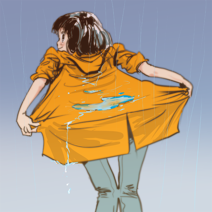 雨がやっと止んだ。#Archive 