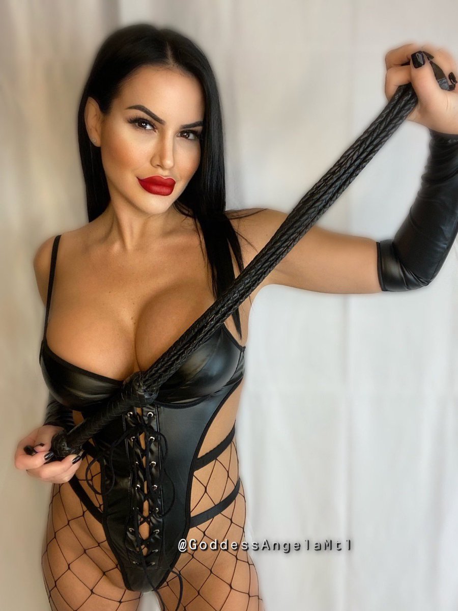 urGoddessAngela's tweet photo. Donโt squirm bitch, youโve had this coming. I promise you wonโt talk back to me after you bleed from my whip ๐
#Dominatrix #whipslave #painslave #Femdom #Findom #Goddess #BegforMe #whippingslave #AlphaWoman https://t.co/nL4sEKNAjm