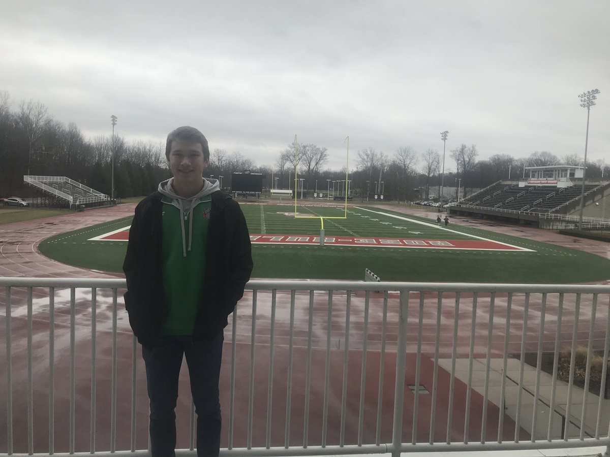 _greysonsimpson's tweet photo. Had a great visit at Rose Hulman today! Thank you @CoachCPPearce for the tour and thank you @CoachSokolRHIT for meeting with us and answering all of our questions. https://t.co/sBOkuVCK1b