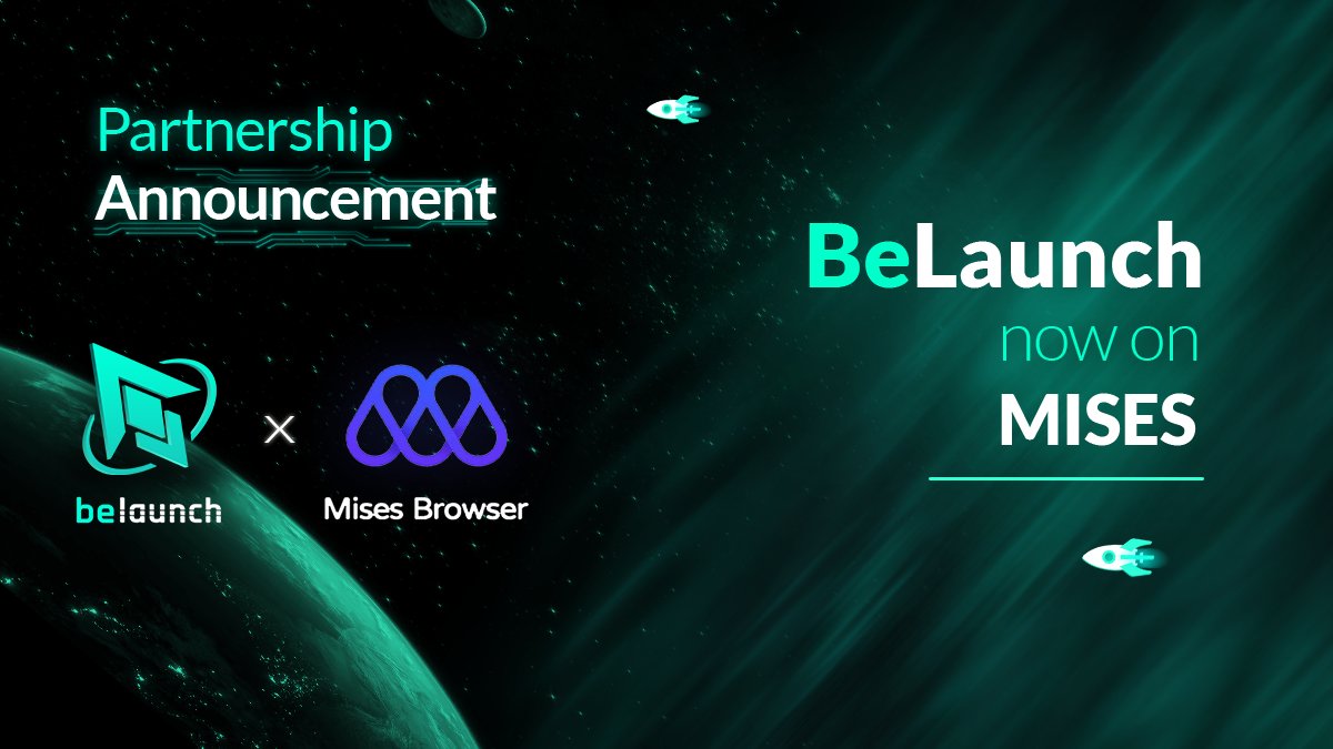 #BeLaunch has been integrated on <a href="/Mises001/">Mises</a>!

<a href="/Mises001/">Mises</a> is the world's first fast, secure and extension-supported mobile Web3 browser 🌐

With this cooperation, we hope to make it more convenient for users to experience #BeLaunch 🙏