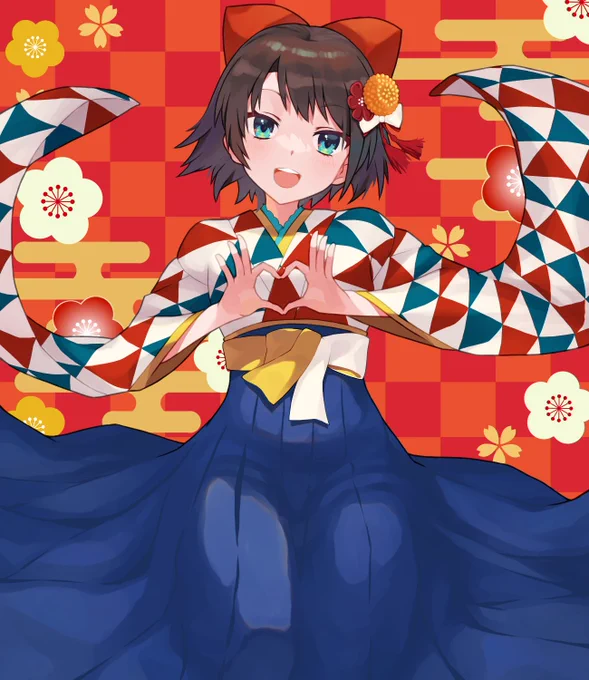少し遅くなりましたがお正月衣装すばるちゃん#プロテインザスバル 