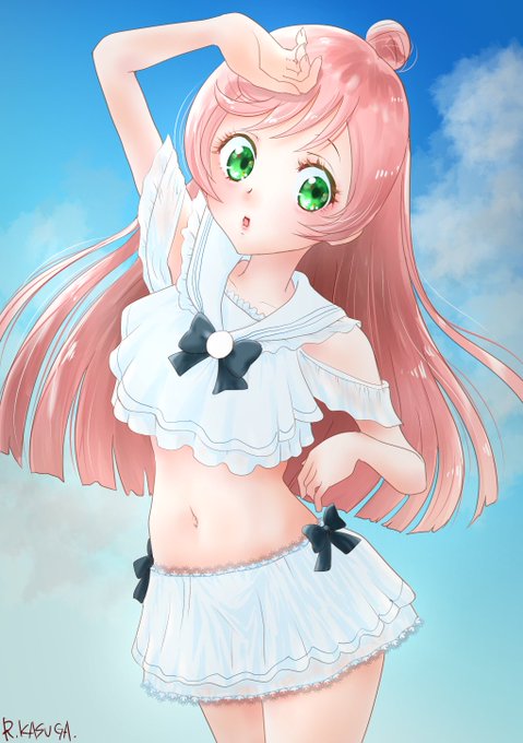 水着ましろん
#ひろがるスカイプリキュア
#虹ヶ丘ましろ 