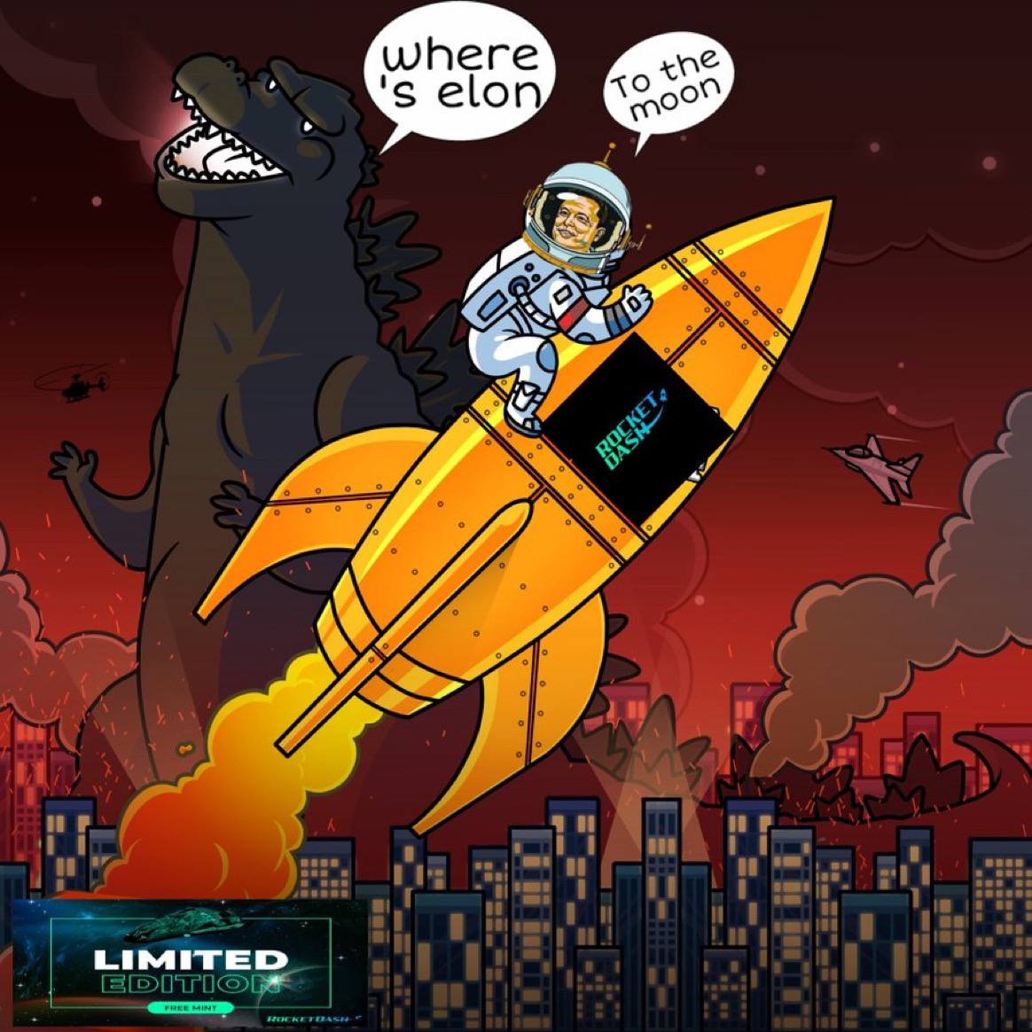 RocketDashGame's tweet photo. #Community #conceptart
#Elon #ElonMusk #SpaceX
#RocketDash #elonone #astrozeronft #crypto #cryptogaming #p2egaming #p2e #erc20 #eth #nftgames #nft #nftgaming #nftgame $EONE https://t.co/zSmfJcKfh3