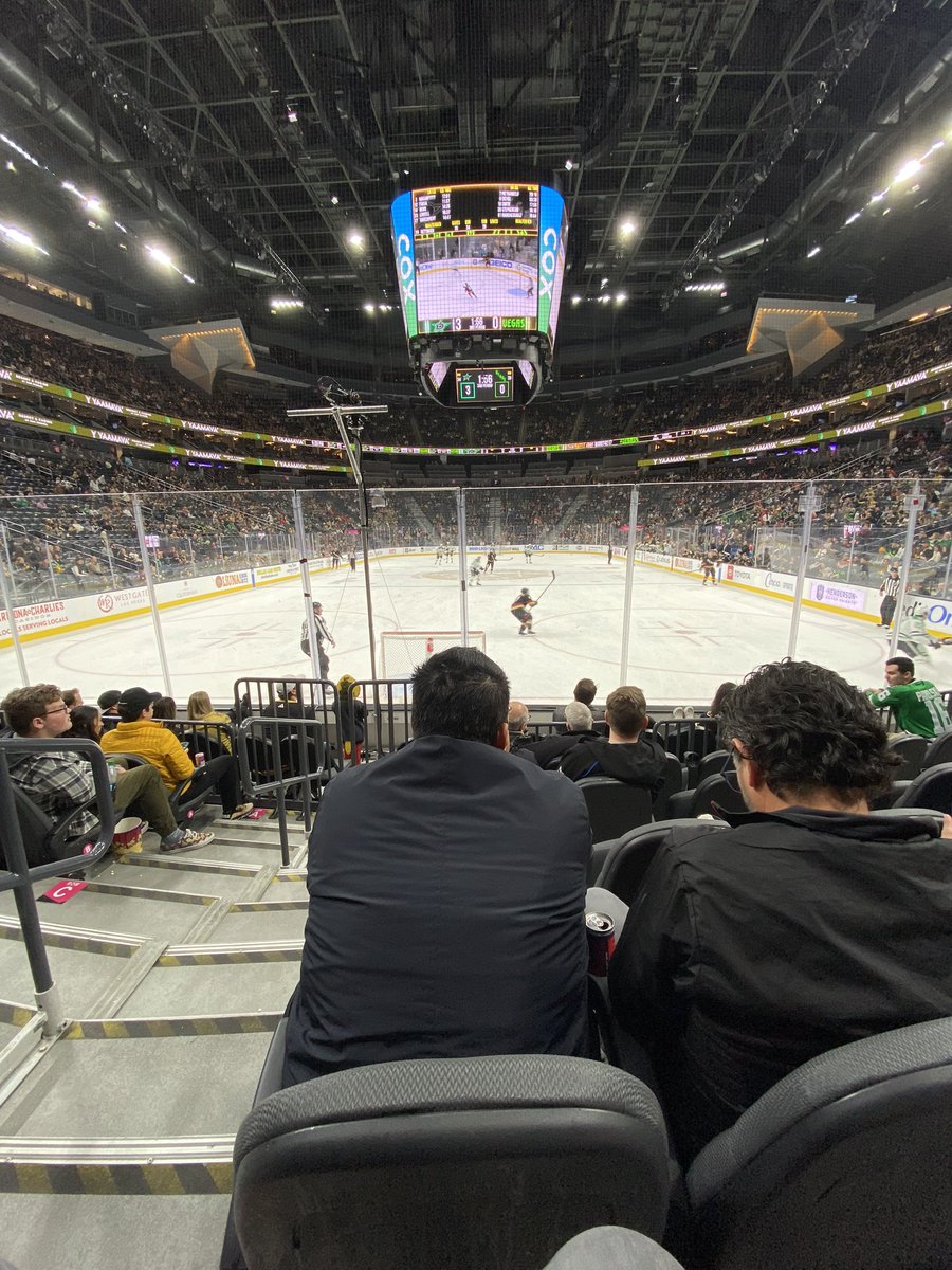 Zachhonea's tweet photo. What a blast watching the @DallasStars in Vegas with my boo @dnhonea! #GoStars https://t.co/gwdXVcwT8D