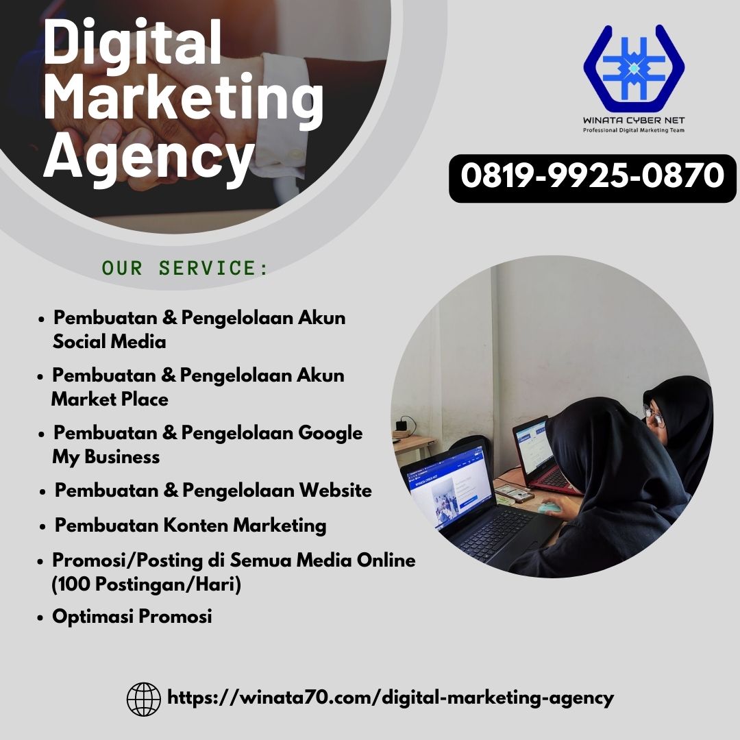 JasaNet's tweet photo. Klik https://t.co/RljUxXT8g9, digital marketing agency terbaik di indonesia, digital marketing agency, digital marketing agency indonesia

https://t.co/tDg6VU9G2c
https://t.co/zwKFIp5zK9
https://t.co/yUAReqJ4Hh
#digitalmarketingforfree #digitalmarketing 
#Fyptt #FYP #viralterbaru https://t.co/jZ11NgXCMu