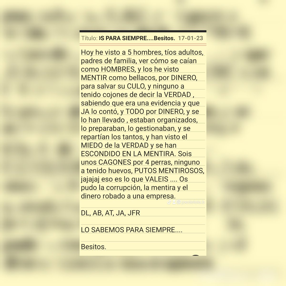 Si os pone, pongo hilo.... Darle cariño