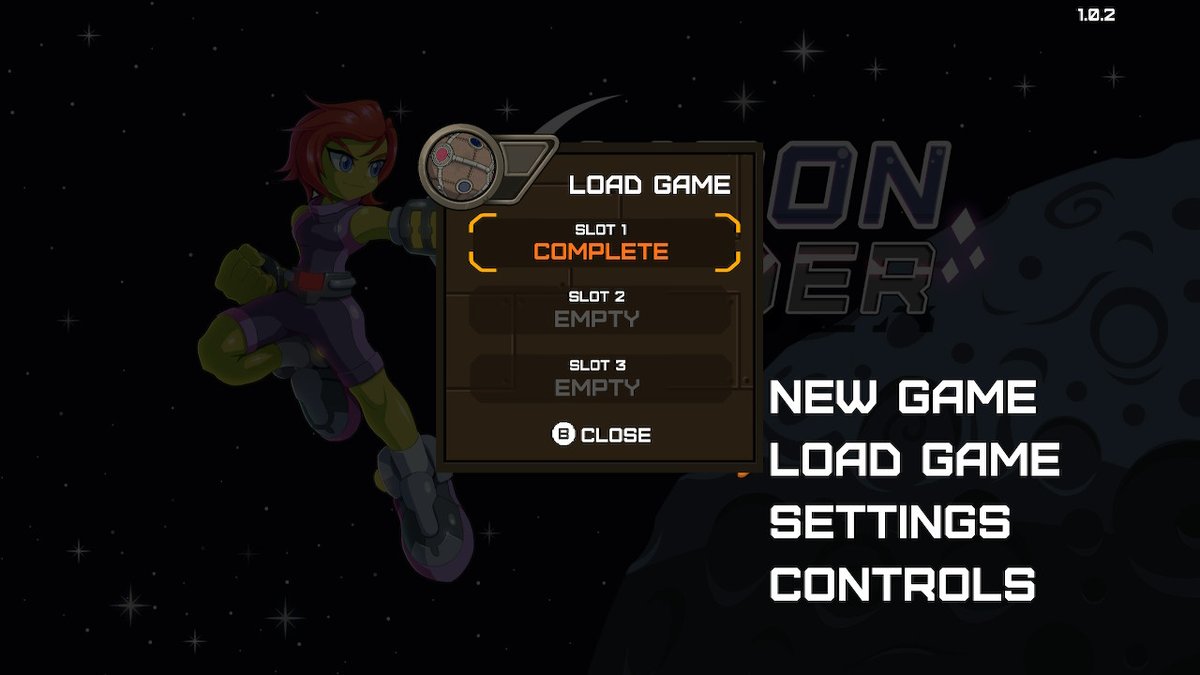 JustGreenOne's tweet photo. Finished Moon Raider!
It's like Mega Man, but it tends to be much more forgiving with checkpoints in every room, & infinite lives. I liked its pixel art & music.
It didn't become a new favorite for me, but I had some fun with this simple adventure.
#MoonRaider #NintendoSwitch https://t.co/IcC7aCk63a