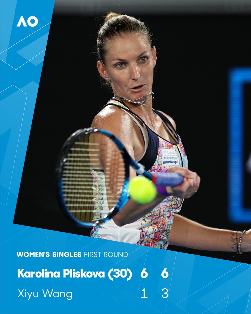 A convincing performance 👏

<a href="/KaPliskova/">Karolina Pliskova</a> drops just four games on her way to the second round!

#AusOpen • #AO2023