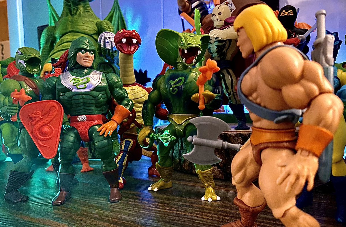 🐍 The #SNAKEMEN are here! 🐍 #motu #MOTUorigins #heman