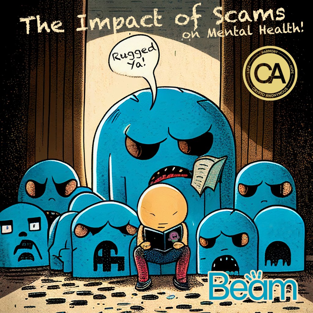 CryptoAnonGroup's tweet photo. MENTAL HEALTH DISCUSSION
The Impact of Scams on Mental Health
at https://t.co/6PPGcsvNo8
Tuesday, January 17 at 8 pm EST
Scams can lead to feelings of shame, guilt, anger, fear, depression, and anxiety. Supporting those affected is crucial. @Cryptomylitis #CryptoAnonymous https://t.co/vunD2RMzb4