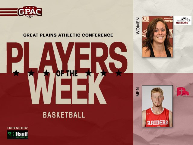 BASKETBALL: Week 8 Honors - (Men) Dillon Carlson of <a href="/nwcraiders/">NWC Red Raiders</a> and (Women) Sophia Peppers of <a href="/MsideMustangs/">Morningside Mustangs 🐴</a>.

Complete Release:
bit.ly/gpac_hoops08