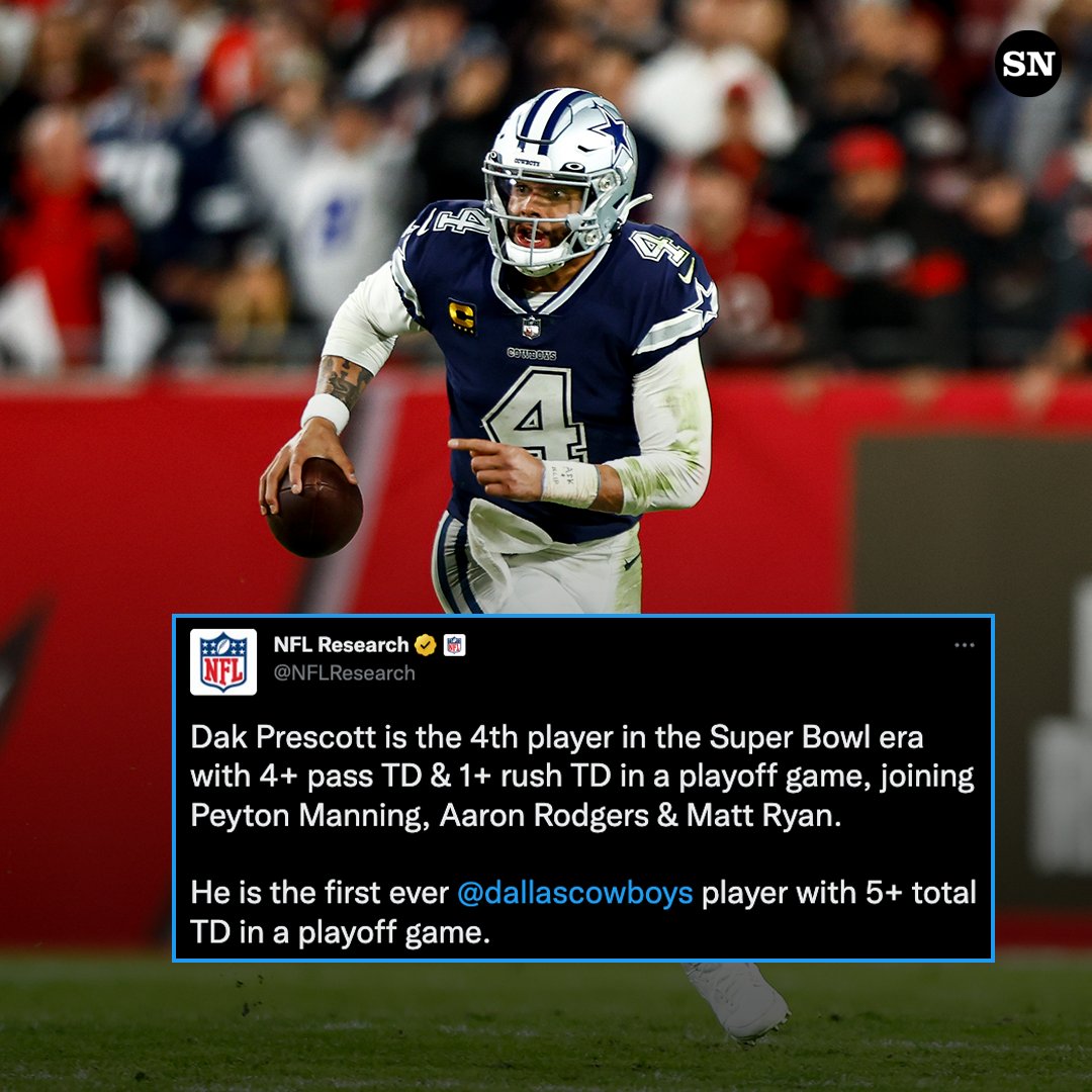 sportingnews's tweet photo. Dak put on a show tonight 🔥 https://t.co/KWbatgO04u