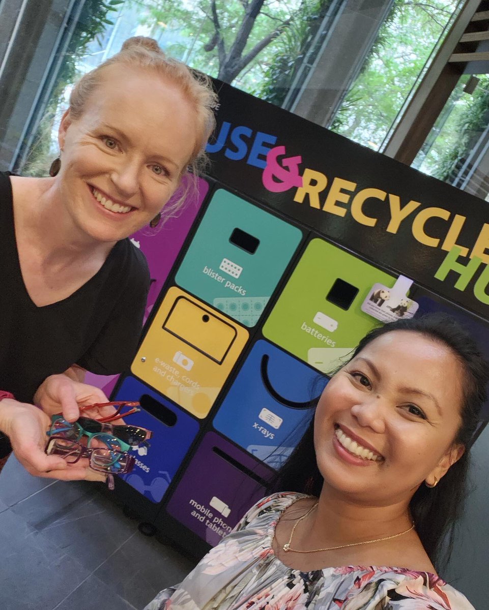 LionsAdelaide's tweet photo. Lion Lyn with City of Adelaide’s Linley, celebrating our partnership collecting &amp; recycling glasses for Lions Recycle for Sight. 

Check out our website for drop off locations https://t.co/Y6RMI7Nqy3

#glasses #recycleforsight #sightforall #cityofadelaide #lions #kindnessmatters https://t.co/tOm60IQIHx
