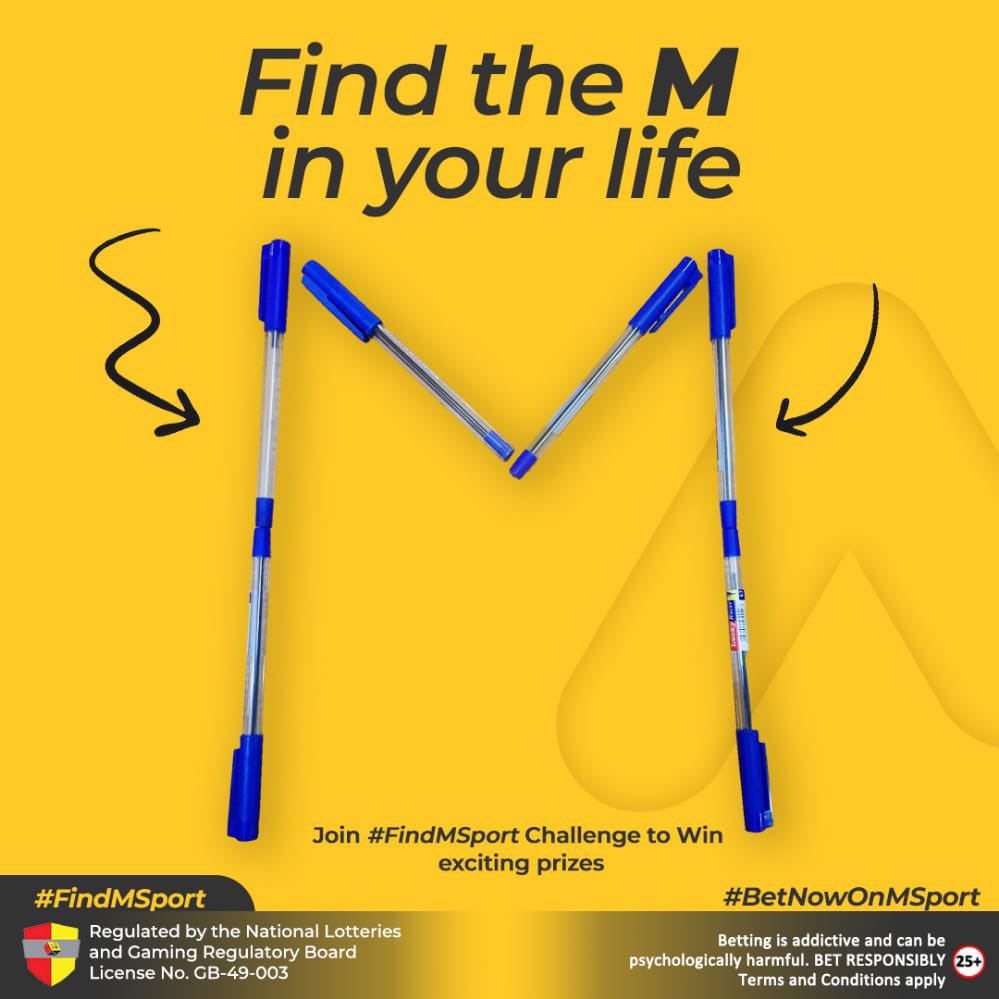 marvinmzan1's tweet photo. Find M by gathering pieces to make M , you can enjoy best odds with Msport today. tap on the Link to register now 🤝 https://t.co/fcWTW6V6Pf…
#FindMsport
#BetNowOnMsport https://t.co/fBxVqyi0Rn