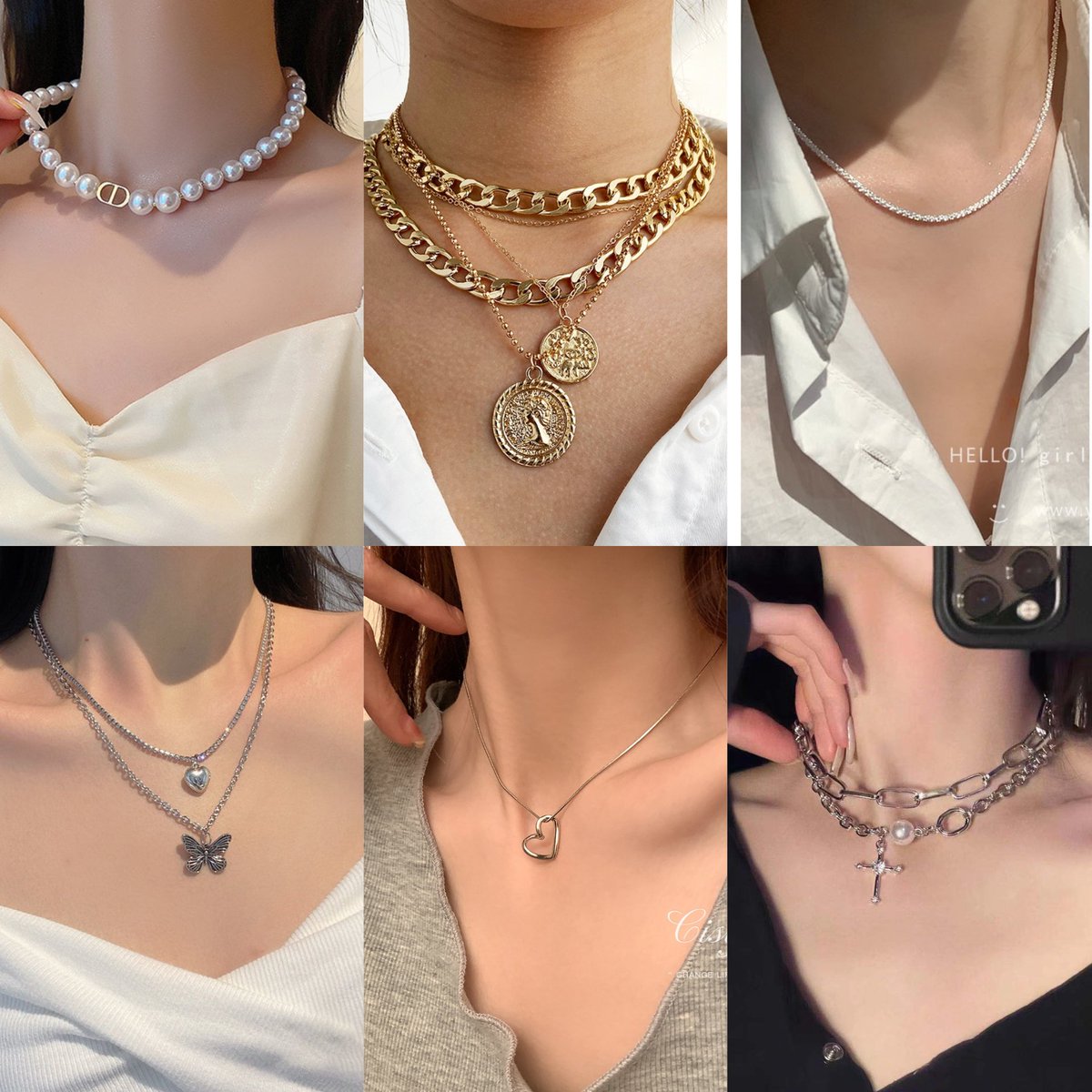 wlnn1806's tweet photo. ✨️Necklace recommendation for woman ✨️
A thread~
#ShopeeID #shopeeaffiliate #shopeehaul #racunshopee #kalung #Necklace #Pearls #butterfly #rantai https://t.co/p69mU2v3LH