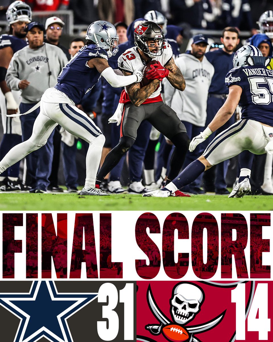 Buccaneers's tweet photo. Final https://t.co/XYDlhdKNQz