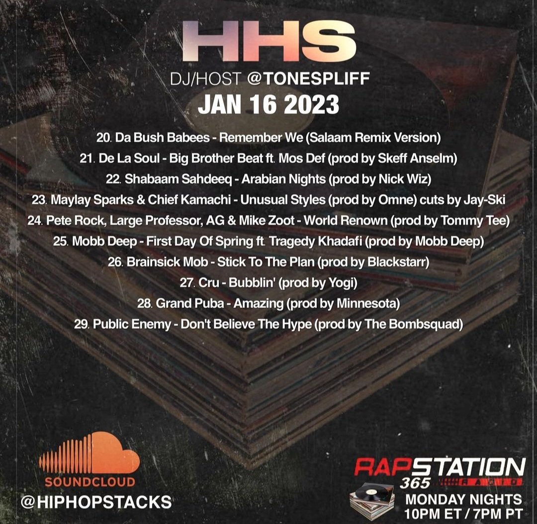 jubei208's tweet photo. #HIPHOPSTACKS (@ToneSpliff )
ON NOW VIA #RAPSTATION
GET THE APP
IOS https://t.co/albZzxl19S ANDROID https://t.co/9mFydOQ8tA
#TONESPLIFF #RAPSTATION #BOOMBAPNATIONRADIO #HIPHOP #WIKIHHDG https://t.co/lxUksjrqGo