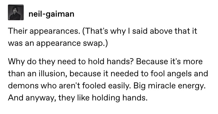 moonylace's tweet photo. neil gaiman when he drops this and then dips knowing the hell he's about to unleash /pos https://t.co/iuvTRKRcbq