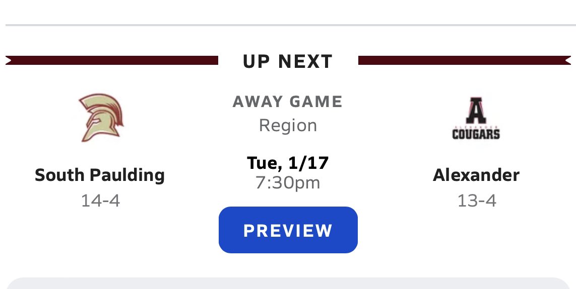 SPHS Boys Basketball (@sphsbball) on Twitter photo 🚨 🚨Tomorrow is Gameday🚨🚨
📆: 1/17
🆚: <a href="/ALX_Bball/">Alexander Basketball</a>
VG: 6:00pm <a href="/SPHSGirlshoops/">South Paulding Girls Basketball</a>
⏰:7:30pm
📍: Alexander High School
<a href="/SectionSpartans/">South Paulding Student Section</a> We need you guys to pack it out tomorrow 🗣️
#SendAMessage <a href="/SPauldingHS_ATH/">South Paulding HS Athletics</a>
<a href="/SPCoach11/">Coach Gil Davis</a> @dshep1999 <a href="/coachTyrique/">Coach Ty</a>
#SSOD 🚨 🚨Tomorrow is Gameday🚨🚨
📆: 1/17
🆚: <a href="/ALX_Bball/">Alexander Basketball</a>
VG: 6:00pm <a href="/SPHSGirlshoops/">South Paulding Girls Basketball</a>
⏰:7:30pm
📍: Alexander High School
<a href="/SectionSpartans/">South Paulding Student Section</a> We need you guys to pack it out tomorrow 🗣️
#SendAMessage <a href="/SPauldingHS_ATH/">South Paulding HS Athletics</a>
<a href="/SPCoach11/">Coach Gil Davis</a> @dshep1999 <a href="/coachTyrique/">Coach Ty</a>
#SSOD