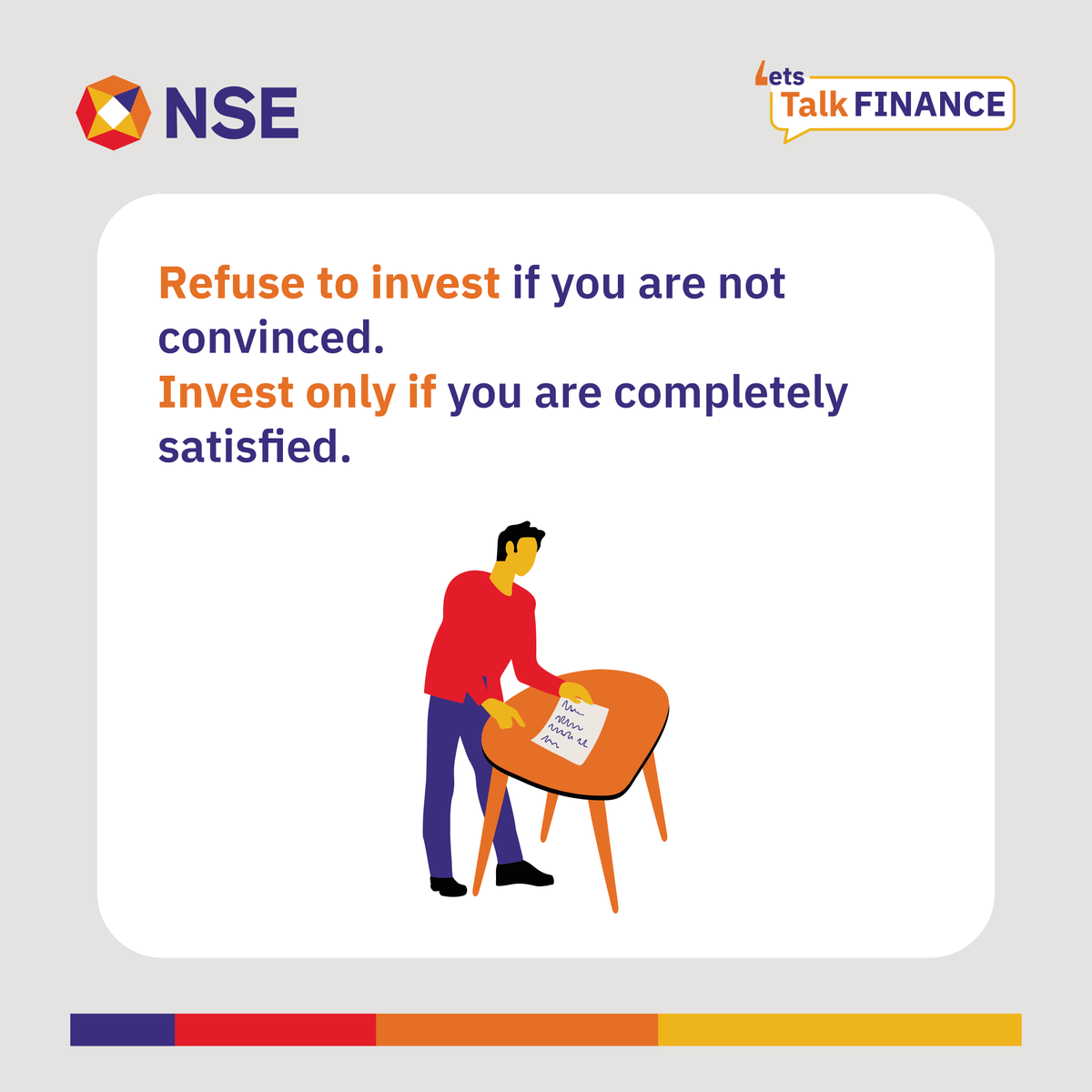 NSEIndia's tweet photo. Here are some more important factors that you should consider before investing. Save &amp; share if you found this post helpful. 

#NSE #LetsTalkFinance #StockMarket #ShareMarket @AshishChauhan https://t.co/oEXWnIQjoj
