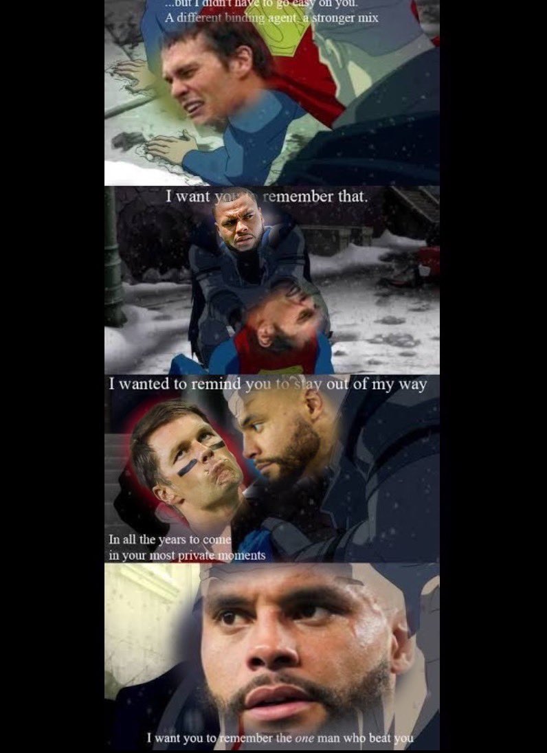 Valdegzz's tweet photo. #Cowboys #DallasvsTampaBay #TomBrady  #DakPrescott #TampaBayBuccaneers https://t.co/b0sPqyMTSy