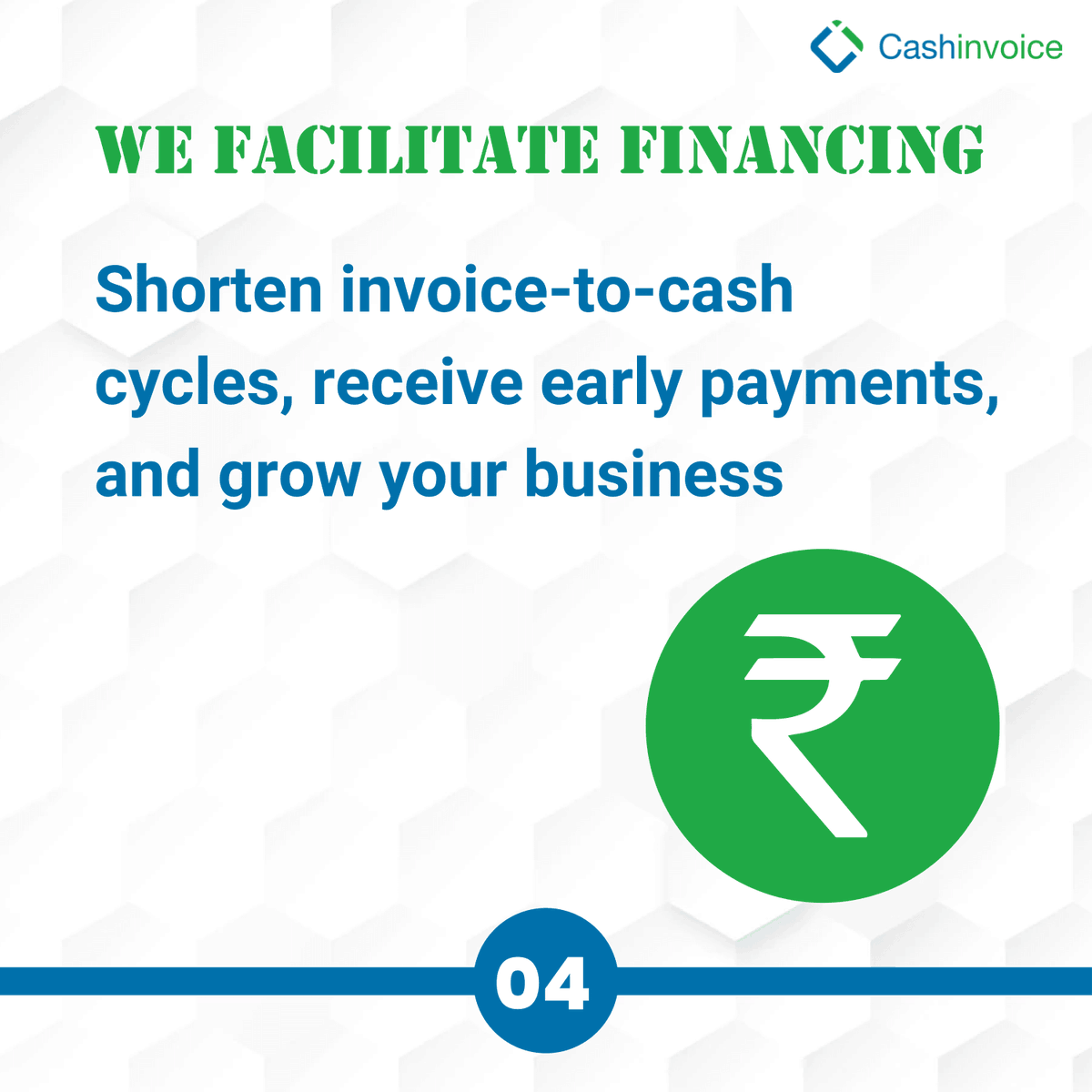 CashinvoiceI's tweet image. Here's how @CashinvoiceI unlocks cash and streamlines supply chains! 
Know more about the services we offer at cashinvoice.in

#Cashinvoice #SupplyChainFinance #SmallBusiness