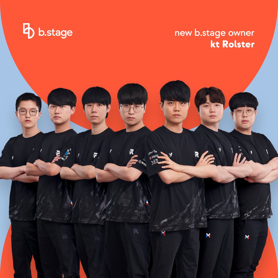 bstage_'s tweet photo. 축하합니다, e스포츠 KT 롤스터 팬 여러분!

e스포츠 전통의 명가 KT 롤스터가 팬 소통을 위해 단독 공간 '비스테이지(b.stage)'를 오픈했습니다.

🔗https://t.co/Vv31PF4A8V

#KT롤스터 #KTRolster #esports #이스포츠 #e스포츠 #비스테이지 #bstageforcreators #LCK #LCKSpring https://t.co/vUDJTiwr22
