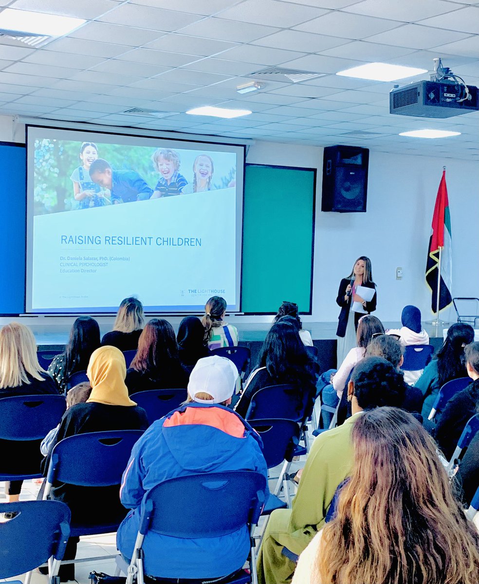 Happiness is not a buzzword <a href="/DIS_Dubai/">Deira Int. School</a>, it’s a mindset and a learned part of our emotional intelligence. Today we welcome Daniela Salazar from Lighthouse Arabia to teach our parents how raise resilient children ❤️ 🇦🇪