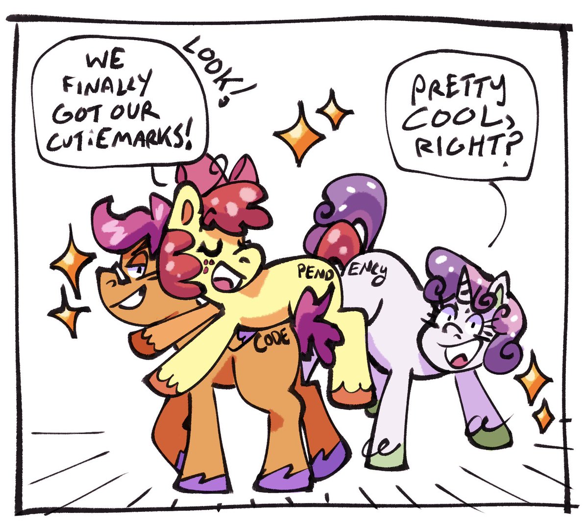 ik they got official ones but this seemed more realistic to me :)
#mlp #mlpfim 