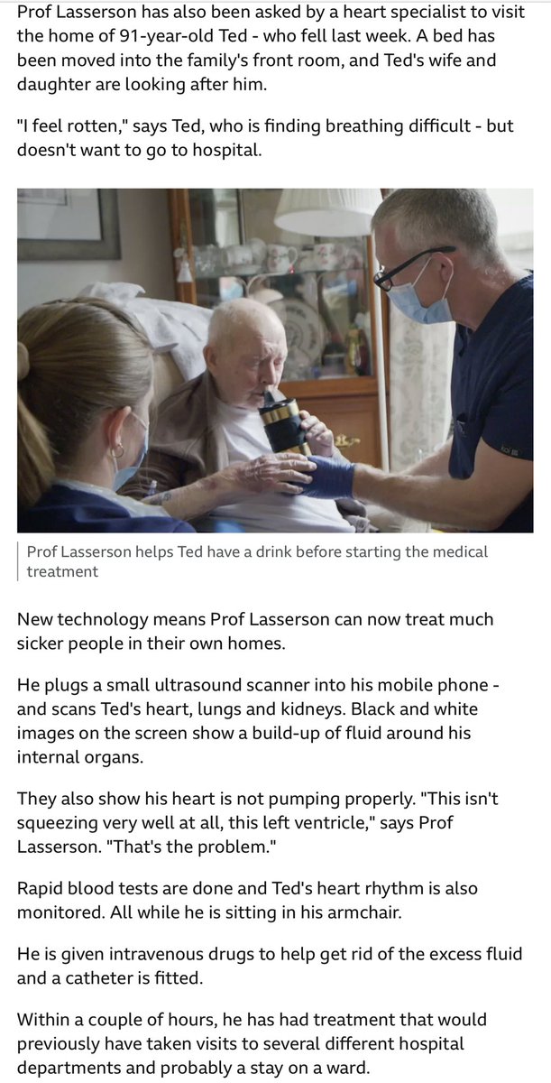 dr_shai's tweet photo. The key here is effective diagnostics and targeted treatment.

That’s what keeps a huge number of patients in hospital beyond the issue of community support services.

Combo of an astute diagnostician and the supportive technology and allows rapid delivery of therapies @ home. https://t.co/8cdi88FK2X