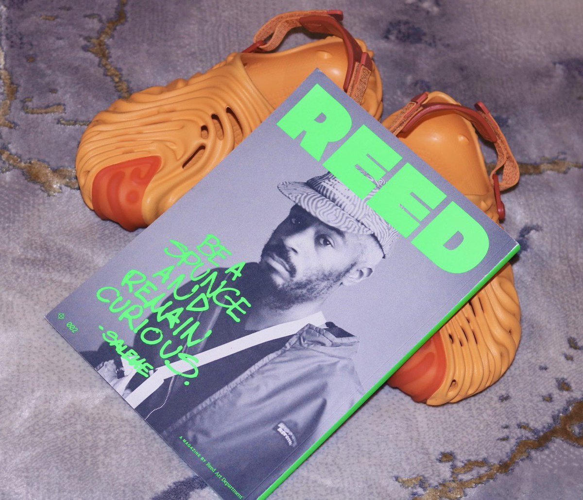 Salehe 🍑 Peach Cobblers #SaleheBumbury #Complex #ReedMagazine #SaleheBemburyCrocs #Crocs #SaleheCrocs #SneakerFreakerMag
