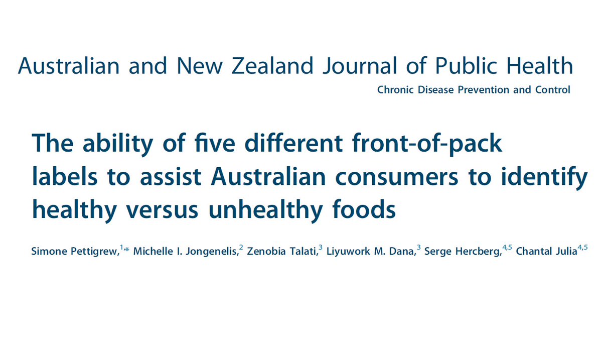 SimonePettigrew's tweet photo. Our new paper shows that adding colour to the Health Star Rating could amplify its positive effects https://t.co/6K4RWwCaFQ