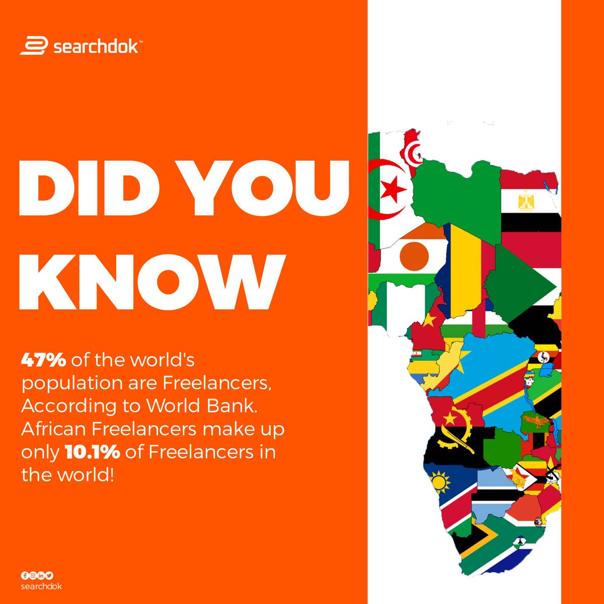 searchdok's tweet image. Freelancing just got way cooler!
#freelancingjobs #freelancedeveloper #freelance #nigerianfreelancer #nigeriancreatives #nigeriandigitalcreator #nigerianuniversitystudents #newweekquotes #freelancingplatform #freelancingtips
